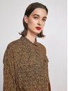 ZOOT.lab Черно-кафява дамска риза с шарки METROOPOLIS от ZOOT.lab Ingrid