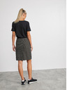 ZOOT.lab Тъмно сива дамска пола с кариран ръкав METROOPOLIS Fatima