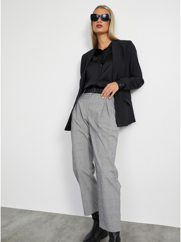 ZOOT.lab Черна дамска дълга риза METROOPOLIS by ZOOT.lab Angela