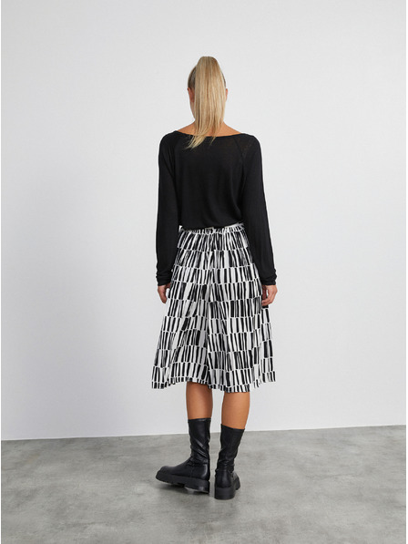 ZOOT.lab Черна дамска риза с ленено каре METROOPOLIS by ZOOT.lab Elfie