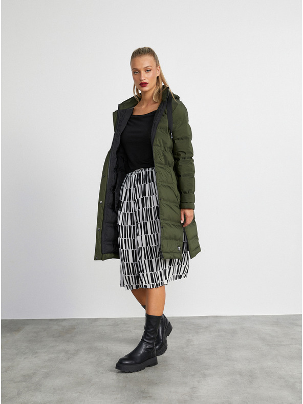 ZOOT.lab Черна дамска риза с ленено каре METROOPOLIS by ZOOT.lab Elfie