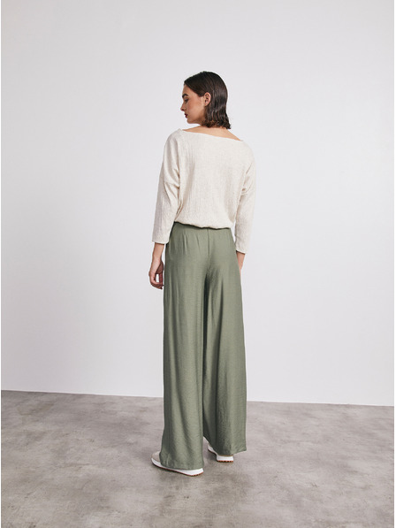 ZOOT.lab Бежова дамска риза на райета METROOPOLIS by ZOOT.lab Stella