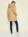 ZOOT.lab Златисто дамско ватирано зимно яке с удължена качулка ZOOT.lab Molly