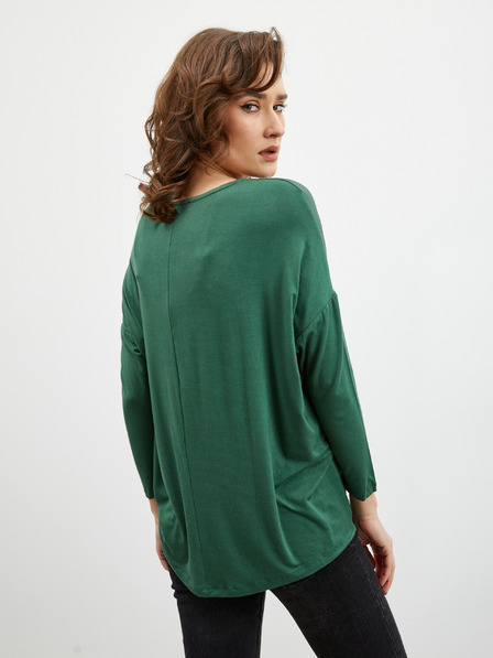 ZOOT.lab Зелена дамска тениска с щампа ZOOT.lab Rozy