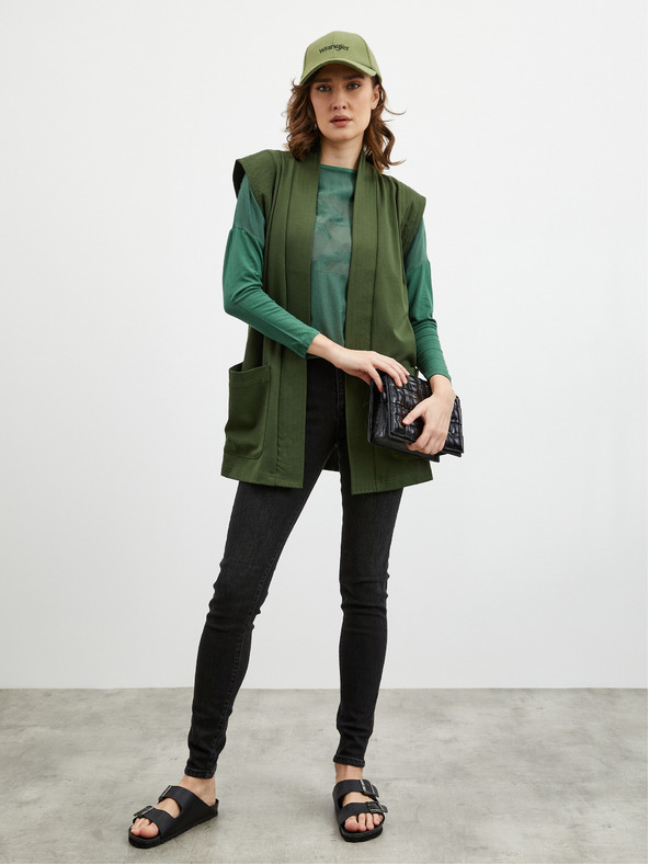 ZOOT.lab Зелена дамска тениска с щампа ZOOT.lab Rozy