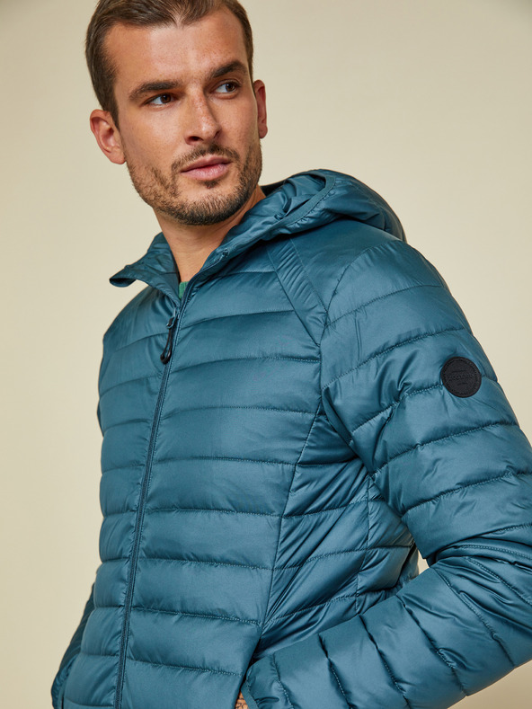 ZOOT.lab ZOOT.lab Ritchy Леко ватирано яке с качулка за мъже в петрол