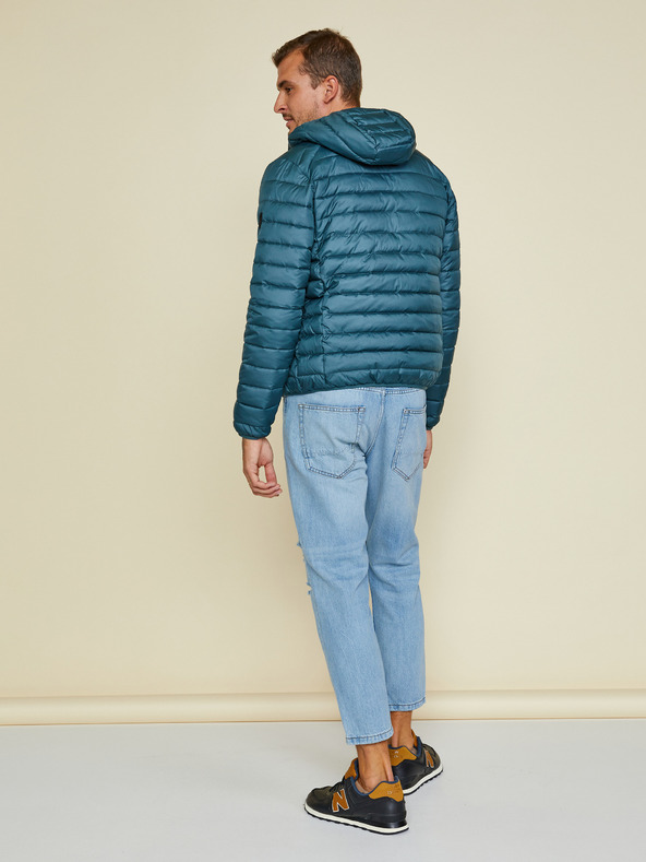 ZOOT.lab ZOOT.lab Ritchy Леко ватирано яке с качулка за мъже в петрол