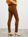 ZOOT.lab Кафяв дамски панталон с къса кройка ZOOT.lab Anna 2