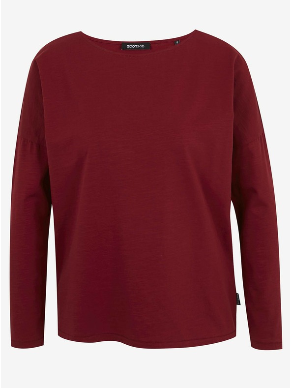 ZOOT.lab Червена дамска основна тениска с дълъг ръкав ZOOT.lab Evana