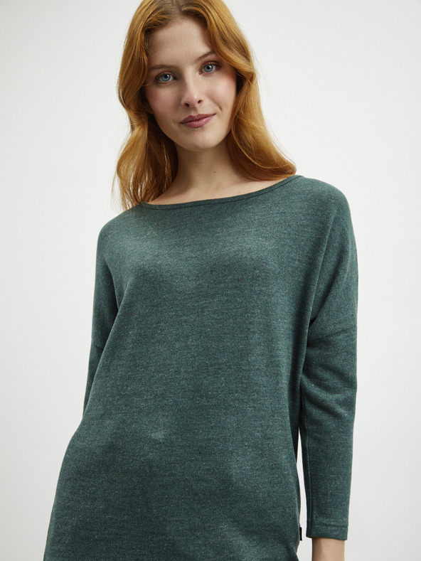 ZOOT.lab Тъмнозелена дамска трикотажна тениска ZOOT.lab Aria