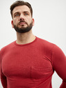ZOOT.lab Червена мъжка тениска с дълъг ръкав ZOOT.lab