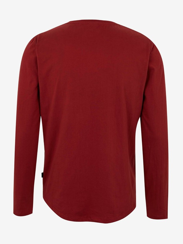 ZOOT.lab Червена мъжка тениска с дълъг ръкав ZOOT.lab