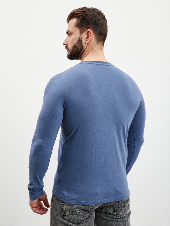 ZOOT.lab Синя мъжка тениска с дълъг ръкав ZOOT.lab