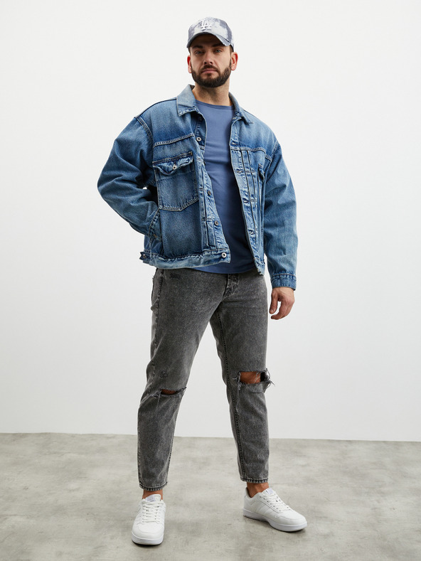 ZOOT.lab Синя мъжка тениска с дълъг ръкав ZOOT.lab