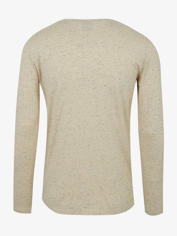 ZOOT.lab Бежова тениска с дълъг ръкав ZOOT.lab