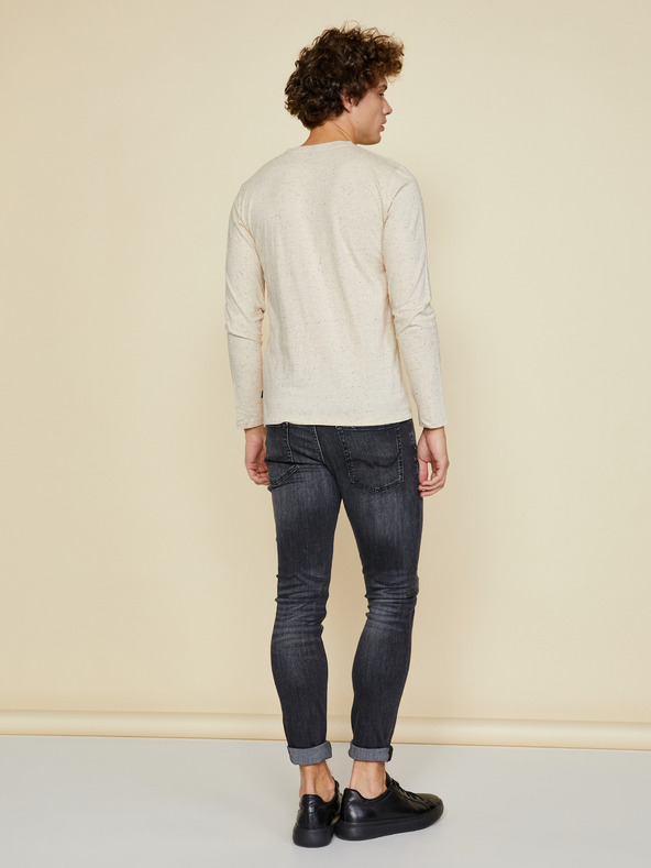 ZOOT.lab Бежова мъжка риза с копчета ZOOT.lab Diego