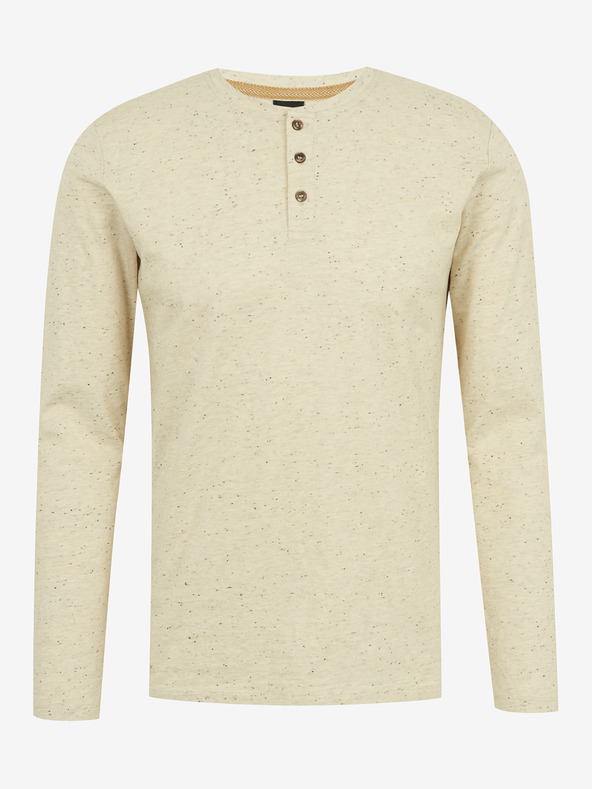 ZOOT.lab Бежова мъжка риза с копчета ZOOT.lab Diego