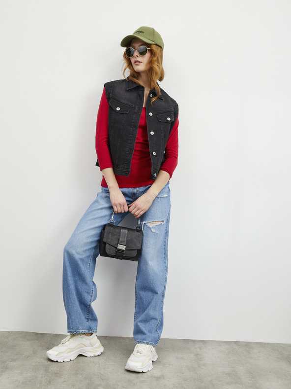 ZOOT.lab Червена дамска основна тениска ZOOT.lab Thereza 2