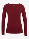 ZOOT.lab Дамска основна тениска ZOOT.lab Mira в цвят бордо