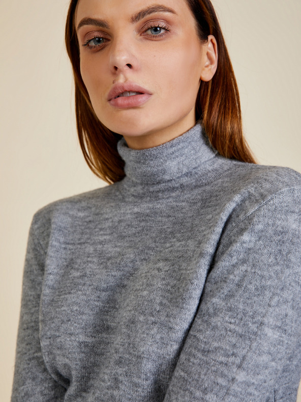 ZOOT.lab Сива дамска пола на райета ZOOT.lab