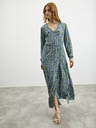 ZOOT.lab Синьо-зелена дамска шарена дълга рокля ZOOT.lab Eliane