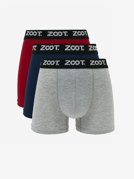 ZOOT.lab Комплект от три мъжки боксерки в червено, синьо и сиво ZOOT.lab