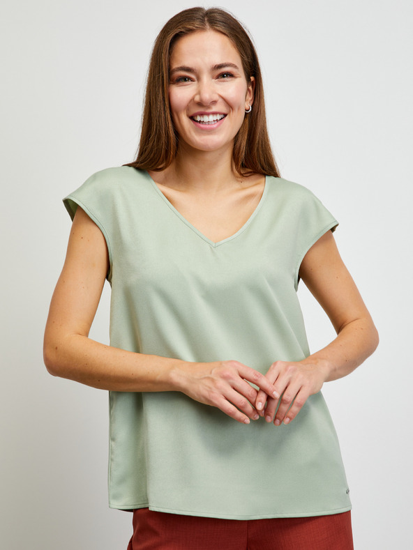 ZOOT.lab Светлозелена блуза ZOOT.lab Barbi