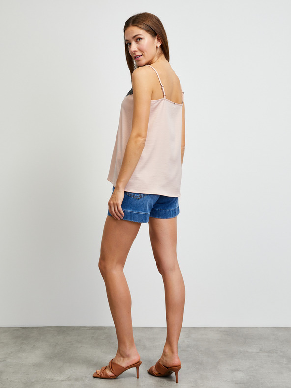 ZOOT.lab Светлорозов топ с дантела ZOOT.lab Mariam