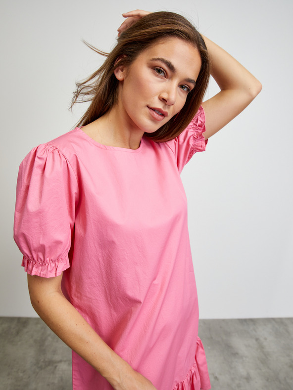 ZOOT.lab Розова рокля с волани от ZOOT.lab Trinitee