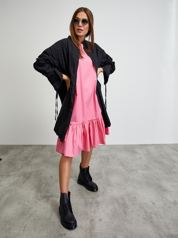 ZOOT.lab Розова рокля с волани от ZOOT.lab Trinitee