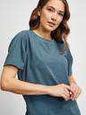 ZOOT.lab Тъмнозелена основна тениска с къс ръкав METROOPOLIS by ZOOT.lab Leora