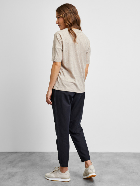 ZOOT.lab Бежова ленена тениска METROOPOLIS by ZOOT.lab Oprah