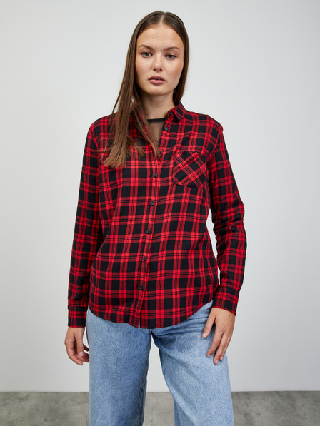 ZOOT.lab Червена дамска карирана риза ZOOT.lab Doris
