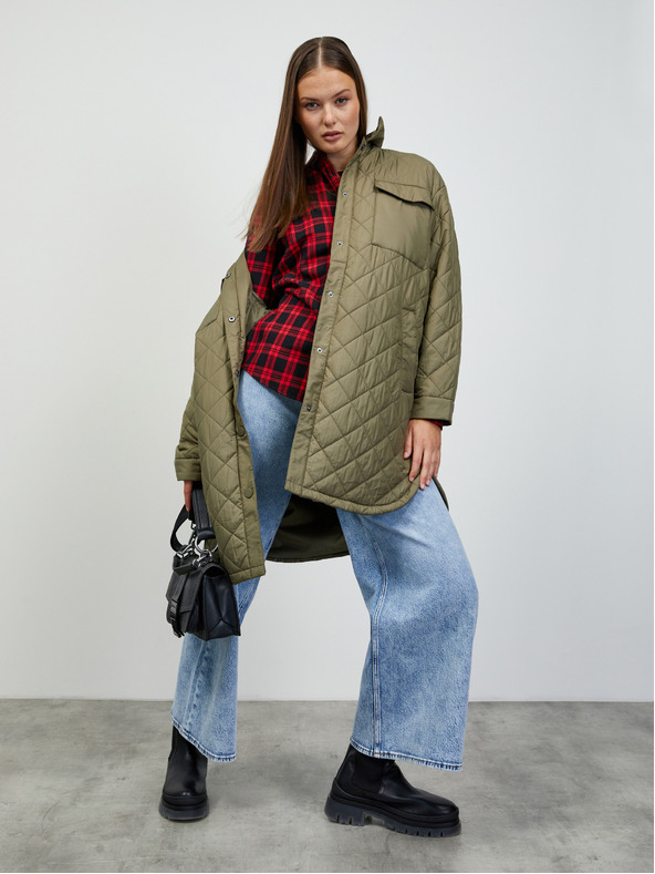 ZOOT.lab Червена дамска карирана риза ZOOT.lab Doris