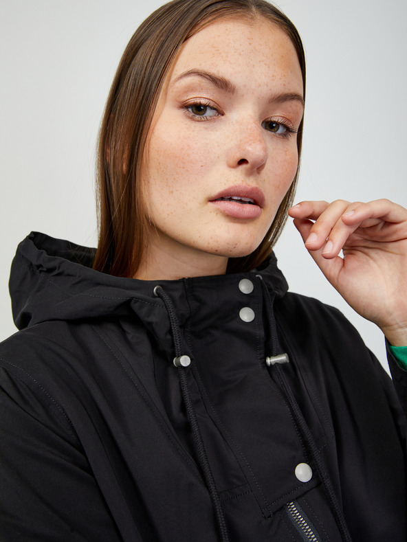 ZOOT.lab Черна дамска парка с качулка ZOOT.lab Daria