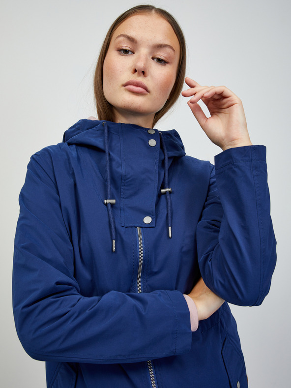 ZOOT.lab Тъмно синя дамска парка с качулка ZOOT.lab Daria