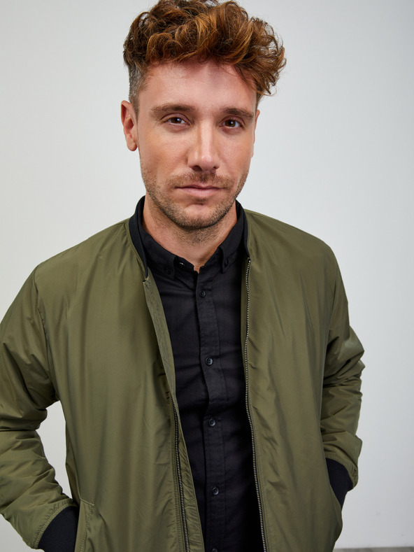 ZOOT.lab Мъжки бомбър в цвят каки ZOOT.lab Wesley