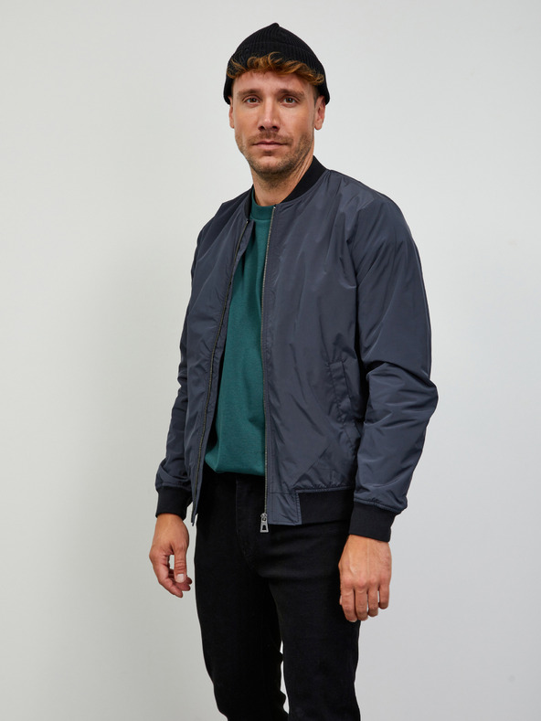 ZOOT.lab Тъмно сив мъжки бомбър ZOOT.lab Wesley