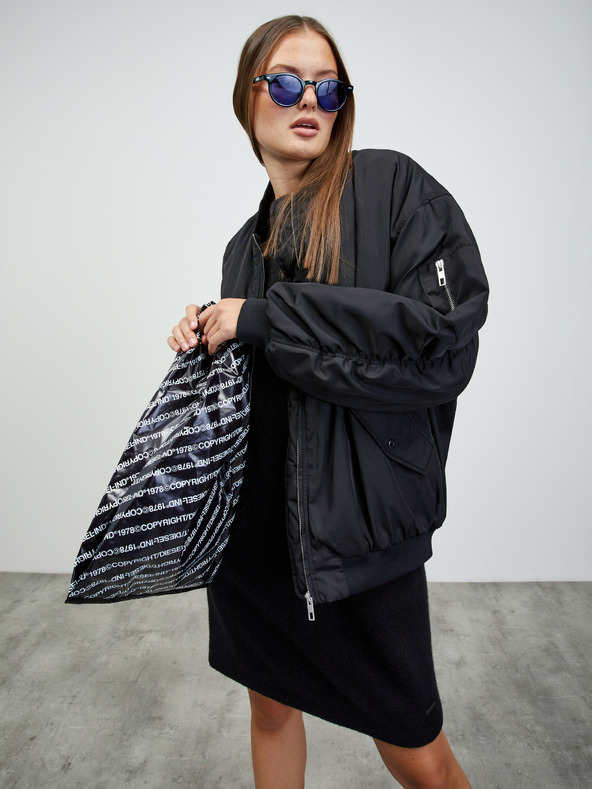 ZOOT.lab Черна рокля с пуловер от вълнена смес ZOOT.lab Dania