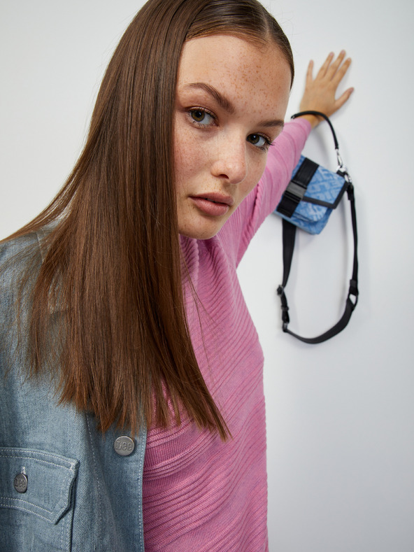 ZOOT.lab Розов дамски оребрен пуловер ZOOT.lab Heddie