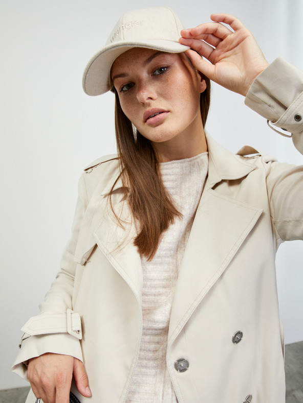 ZOOT.lab Бежов дамски оребрен пуловер ZOOT.lab Natacha