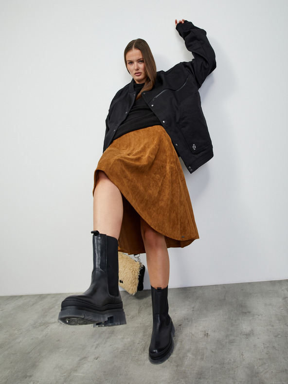 ZOOT.lab Черен дамски oversize пуловер ZOOT.lab Glynne