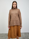 ZOOT.lab Кафяв дамски овърсайз пуловер ZOOT.lab Nairobi