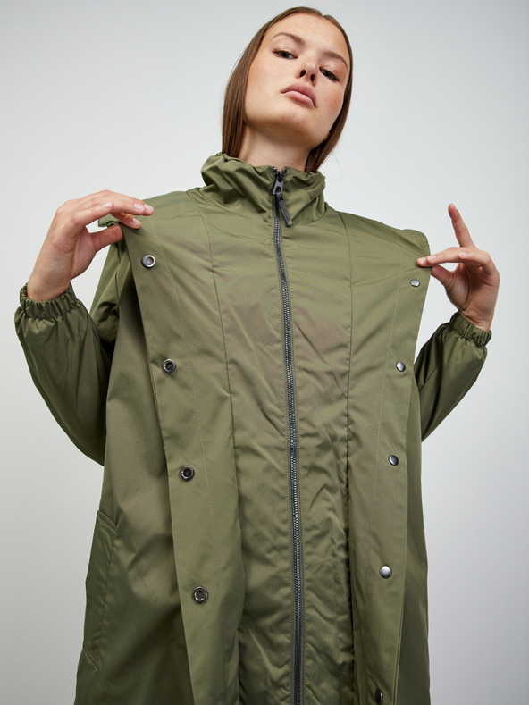 ZOOT.lab Дълъг дамски панталон с качулка в цвят каки ZOOT.lab Sadie