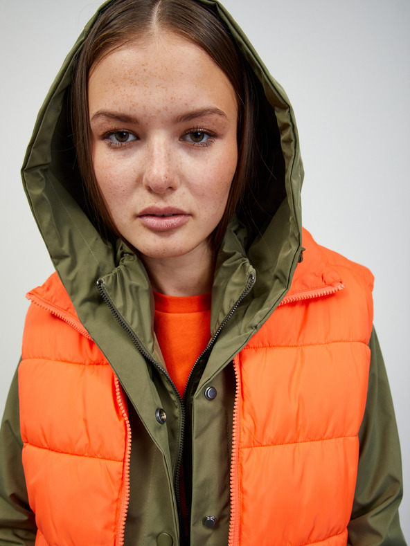 ZOOT.lab Дълъг дамски панталон с качулка в цвят каки ZOOT.lab Sadie