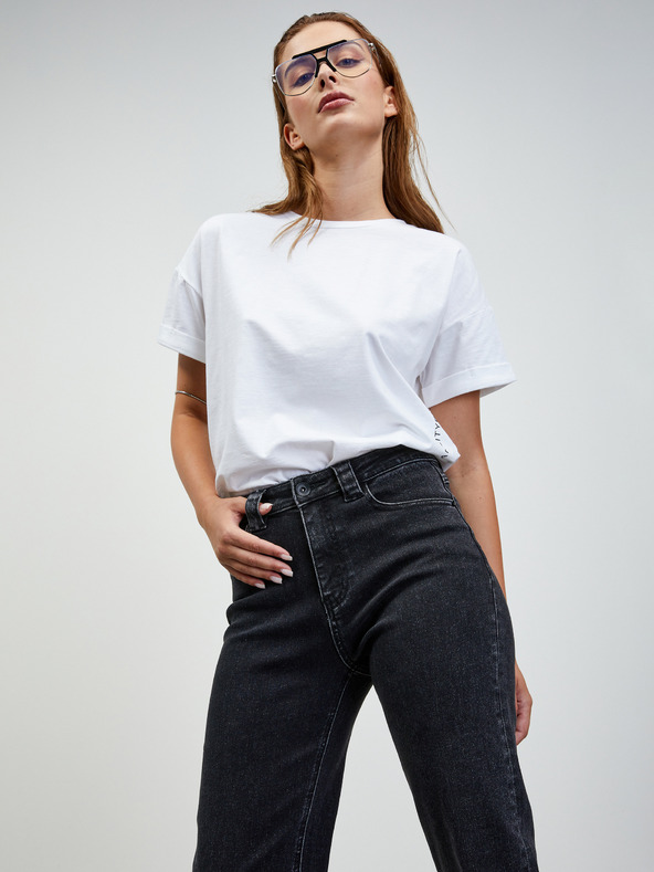 ZOOT.lab Черни дамски дънки с права кройка ZOOT.lab Quinn