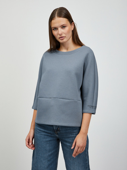 ZOOT.lab Син дамски суитчър с цип отзад ZOOT.lab Salwa