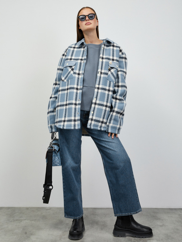 ZOOT.lab Син дамски суитчър с цип отзад ZOOT.lab Salwa