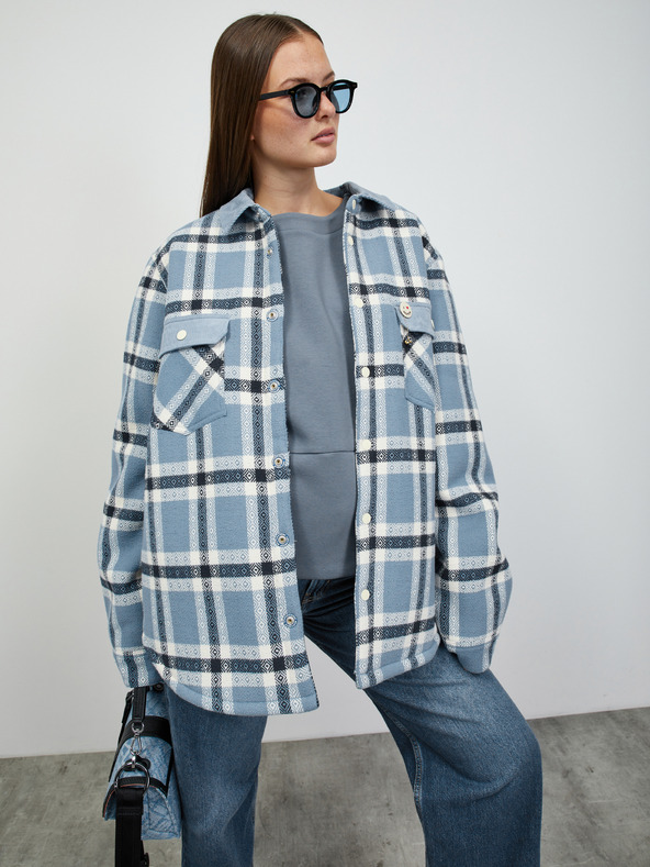 ZOOT.lab Син дамски суитчър с цип отзад ZOOT.lab Salwa