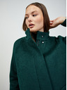 ZOOT.lab Тъмнозелено дамско палто от вълнена смес ZOOT.lab Tiffy